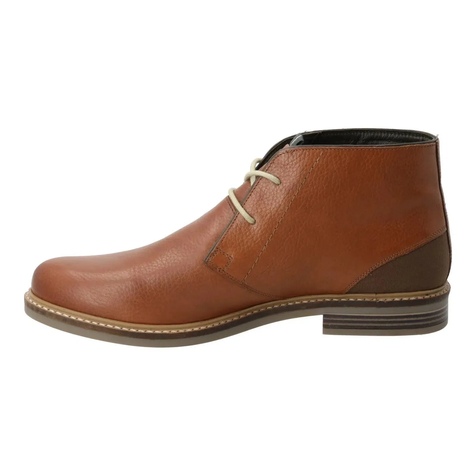 BARBOUR Redhead Chukka Boots Lace Up Leather Tan