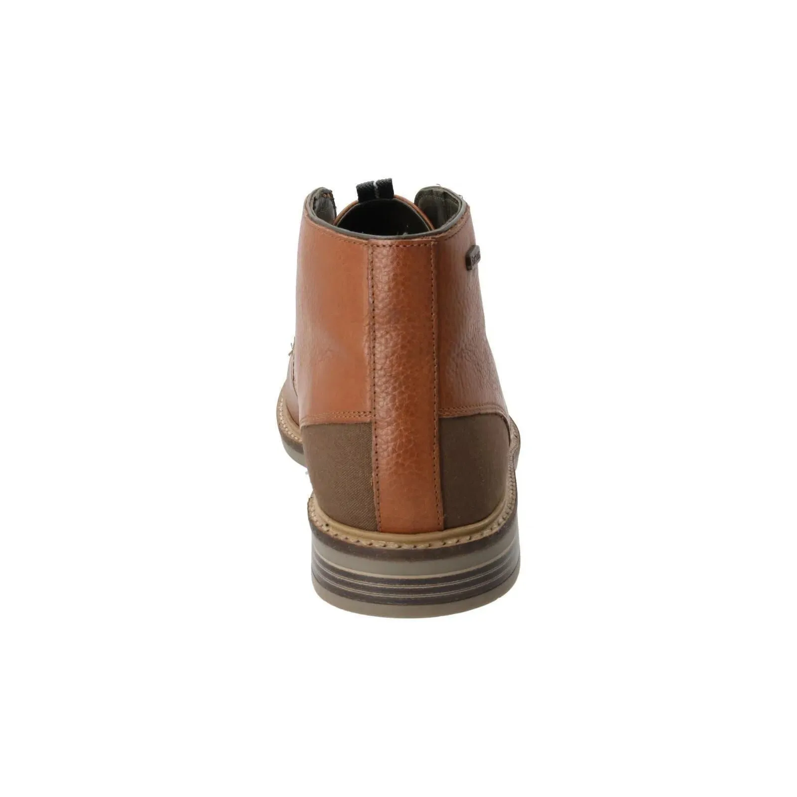 BARBOUR Redhead Chukka Boots Lace Up Leather Tan