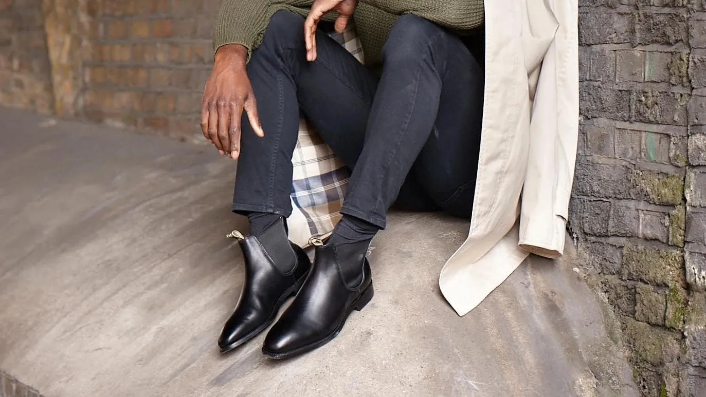 BARKER Mansfield Handcrafted Men's Chelsea Boot - Premium Handmade Leather Chelsea Boots for Stylish Comfort