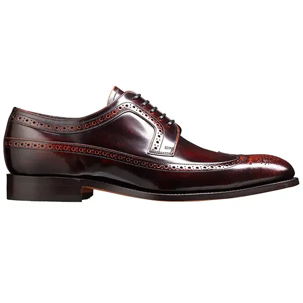 BARKER Woodbridge Shoes - Mens Brogues - Brandy Polish