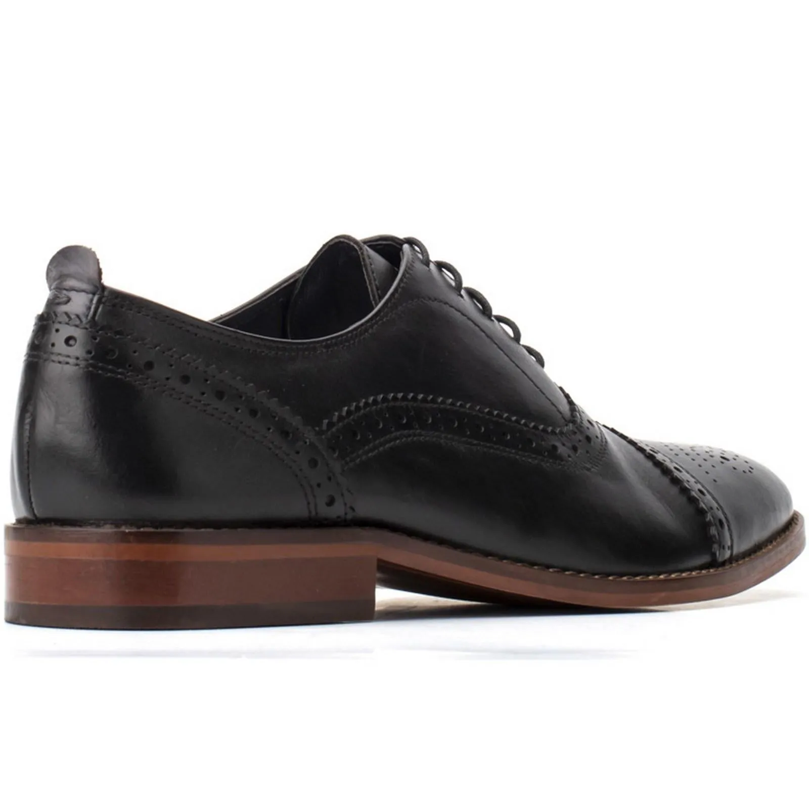 Base London Cast Waxy Brogue Shoe