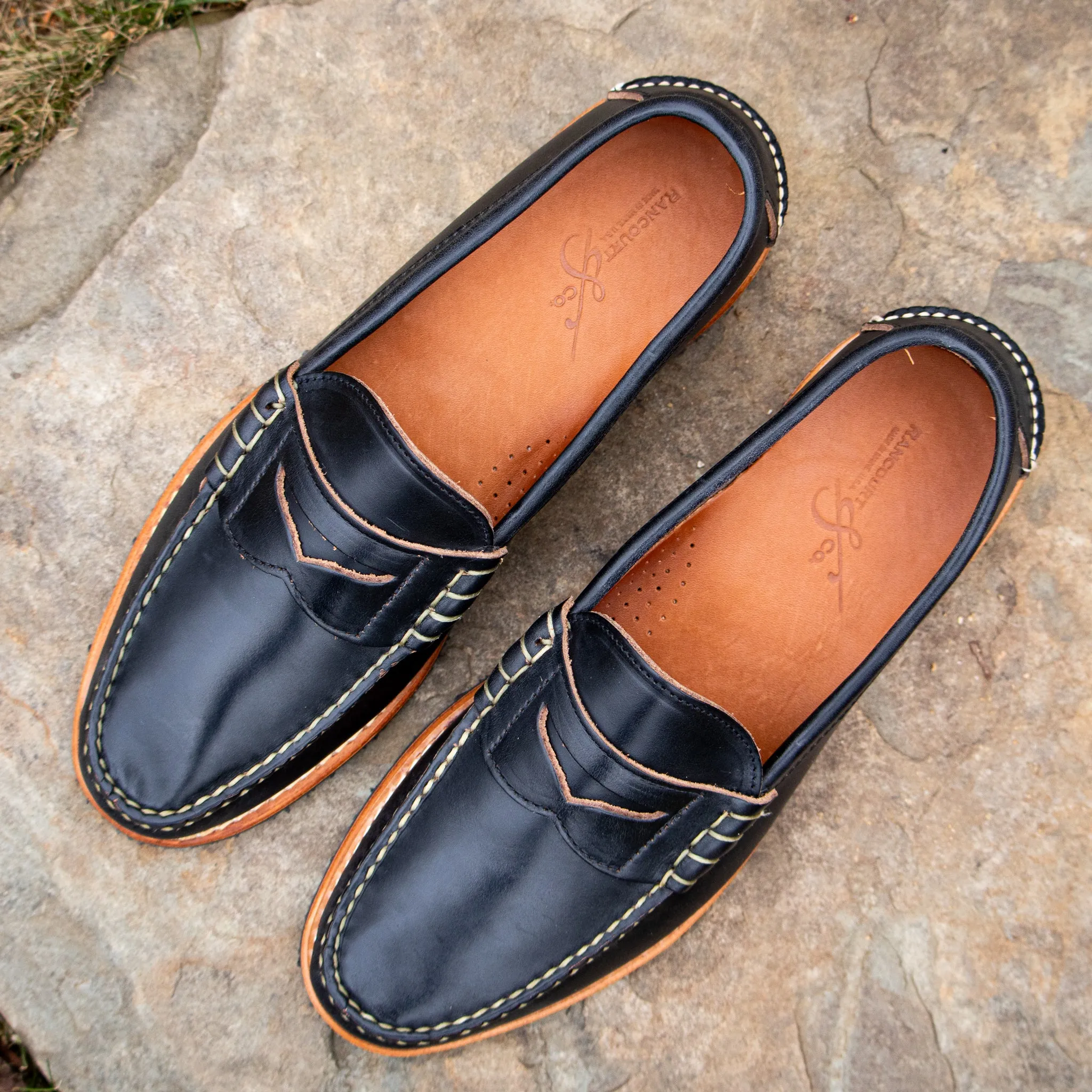 Beefroll Penny Loafers LH - Black