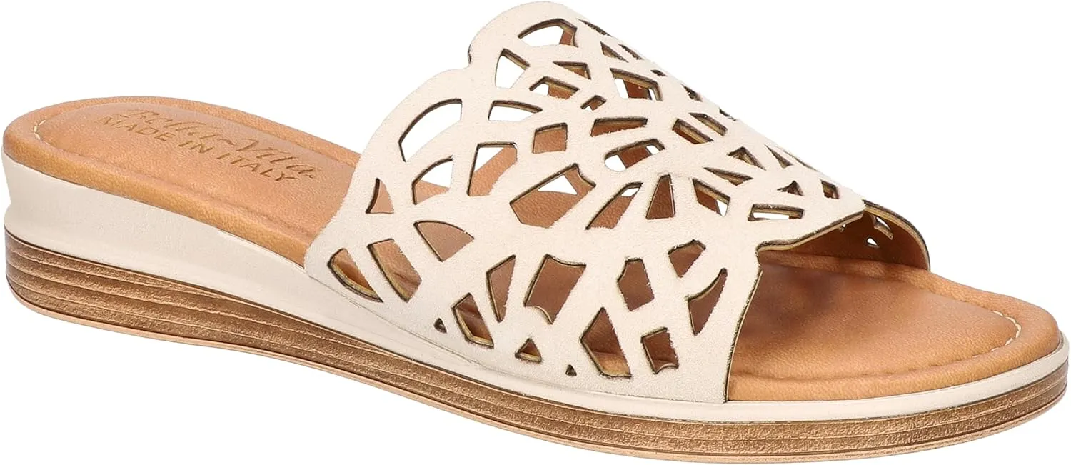 Bella Vita Women's Cas-Italy Wedge Sandal