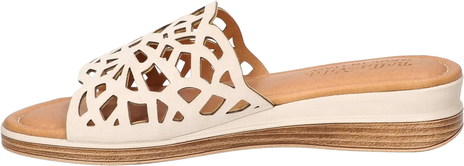 Bella Vita Women's Cas-Italy Wedge Sandal