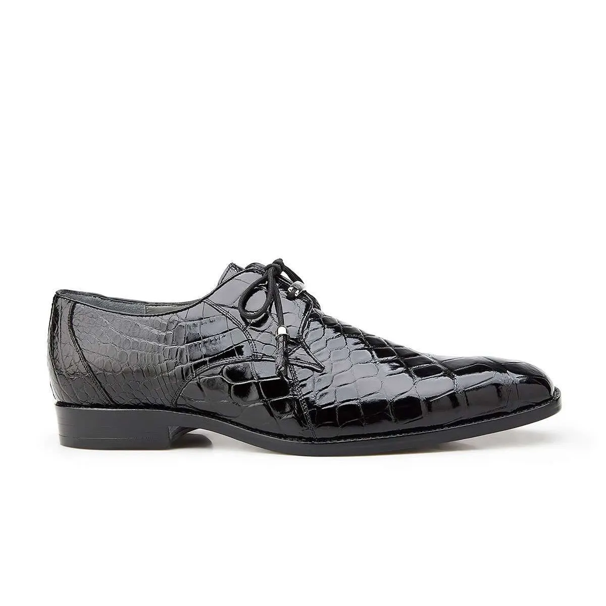 Belvedere Lago 14010 Men's Shoes Genuine Alligator Classic Derby (BV2613)