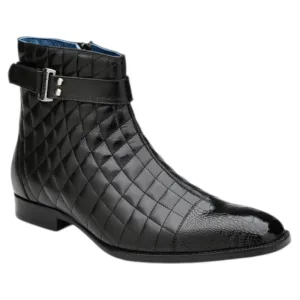 Belvedere Libero Black Men's Exotic Boots Style: R80