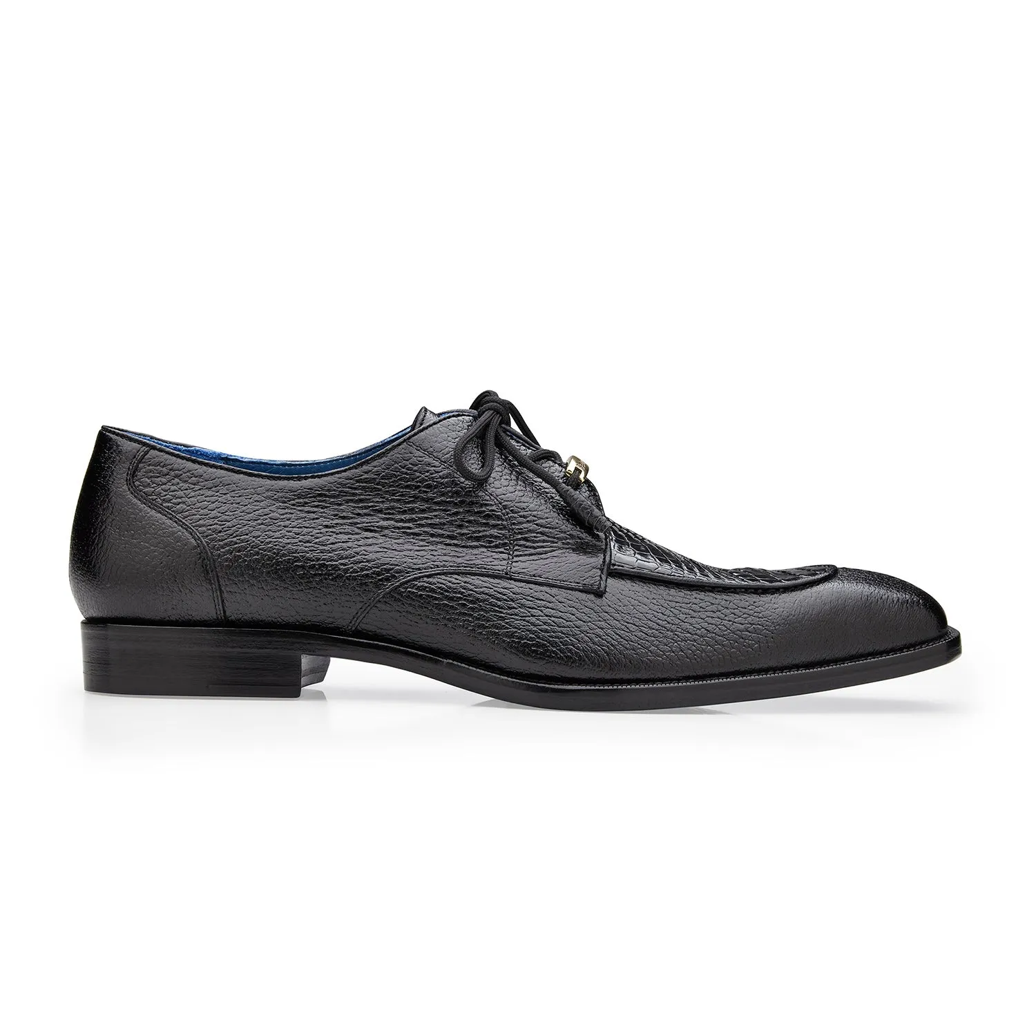 Belvedere Primo R83 Men's Shoes Alligator / Pebble Grain Leather Derby (BV3174)