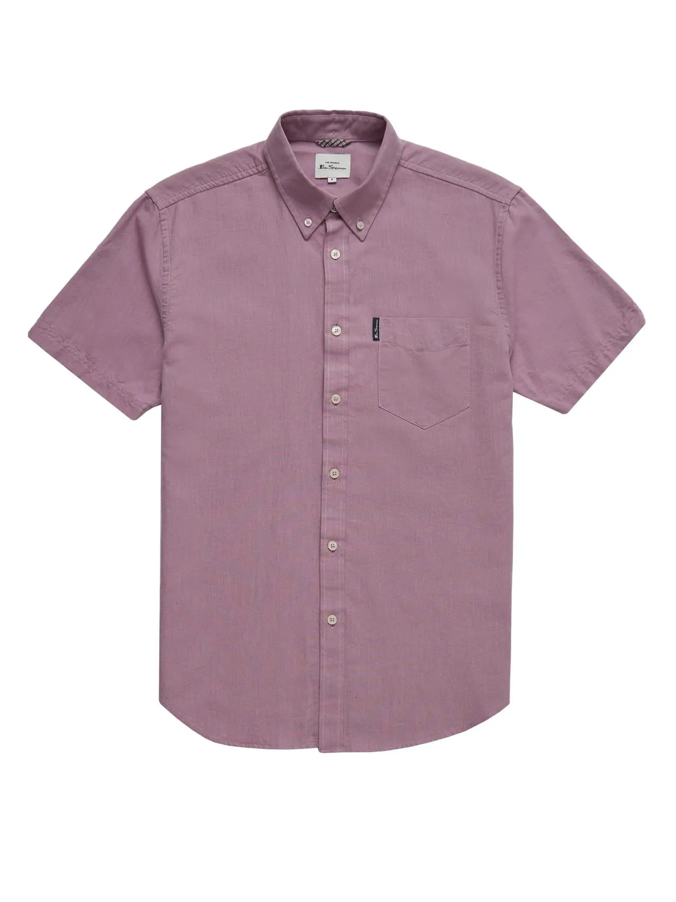 Ben Sherman Men's Regular Fit Short Sleeve Organic Cotton Oxford Shirt (0065095) M-XXL, 5 Colours