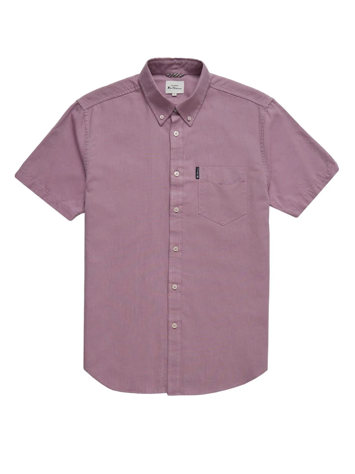 Ben Sherman Men's Regular Fit Short Sleeve Organic Cotton Oxford Shirt (0065095) M-XXL, 5 Colours
