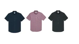 Ben Sherman Men's Regular Fit Short Sleeve Organic Cotton Oxford Shirt (0065095) M-XXL, 5 Colours