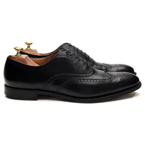 'Berlin' Black Leather Oxford Brogue UK 11 F