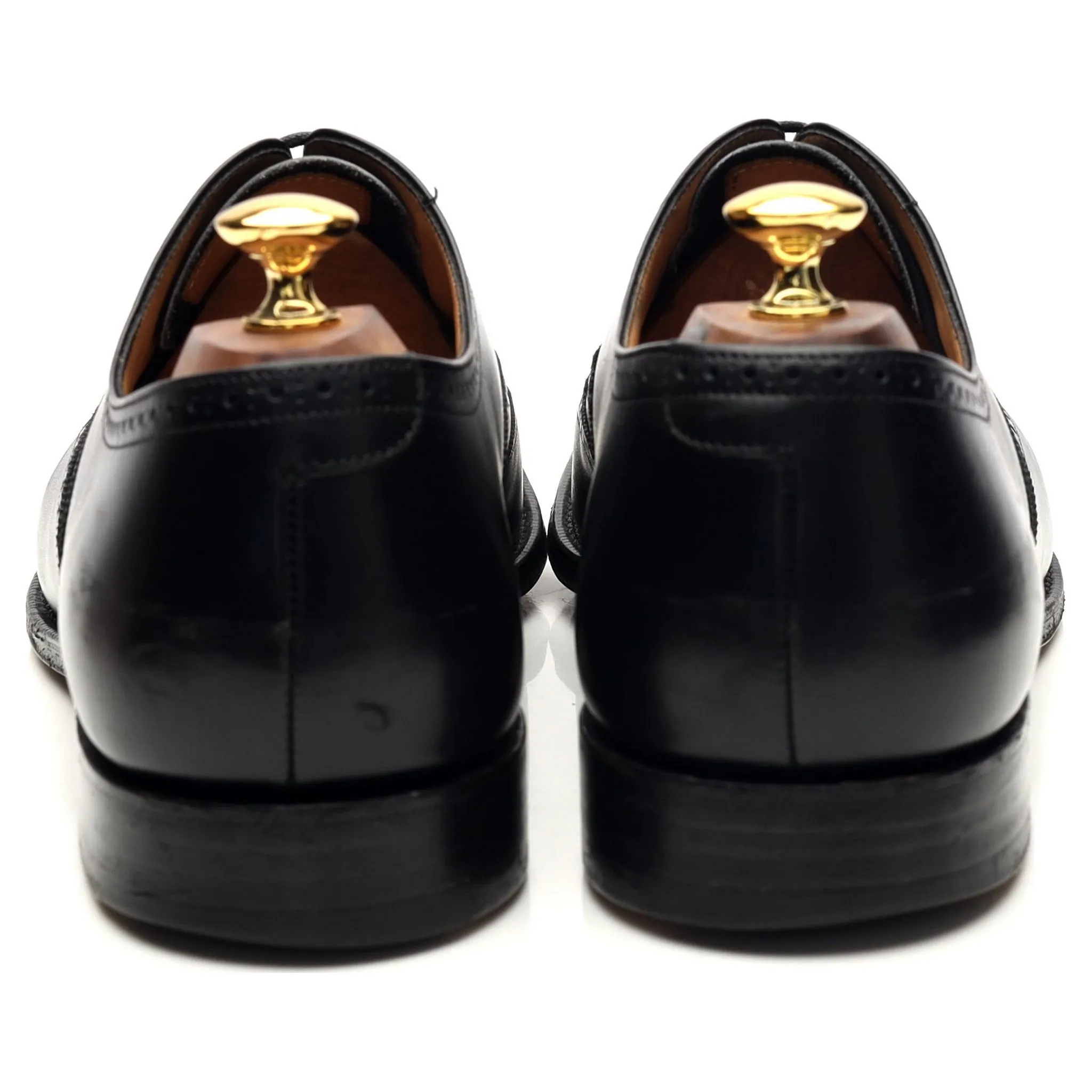 'Berlin' Black Leather Oxford Brogue UK 11 F
