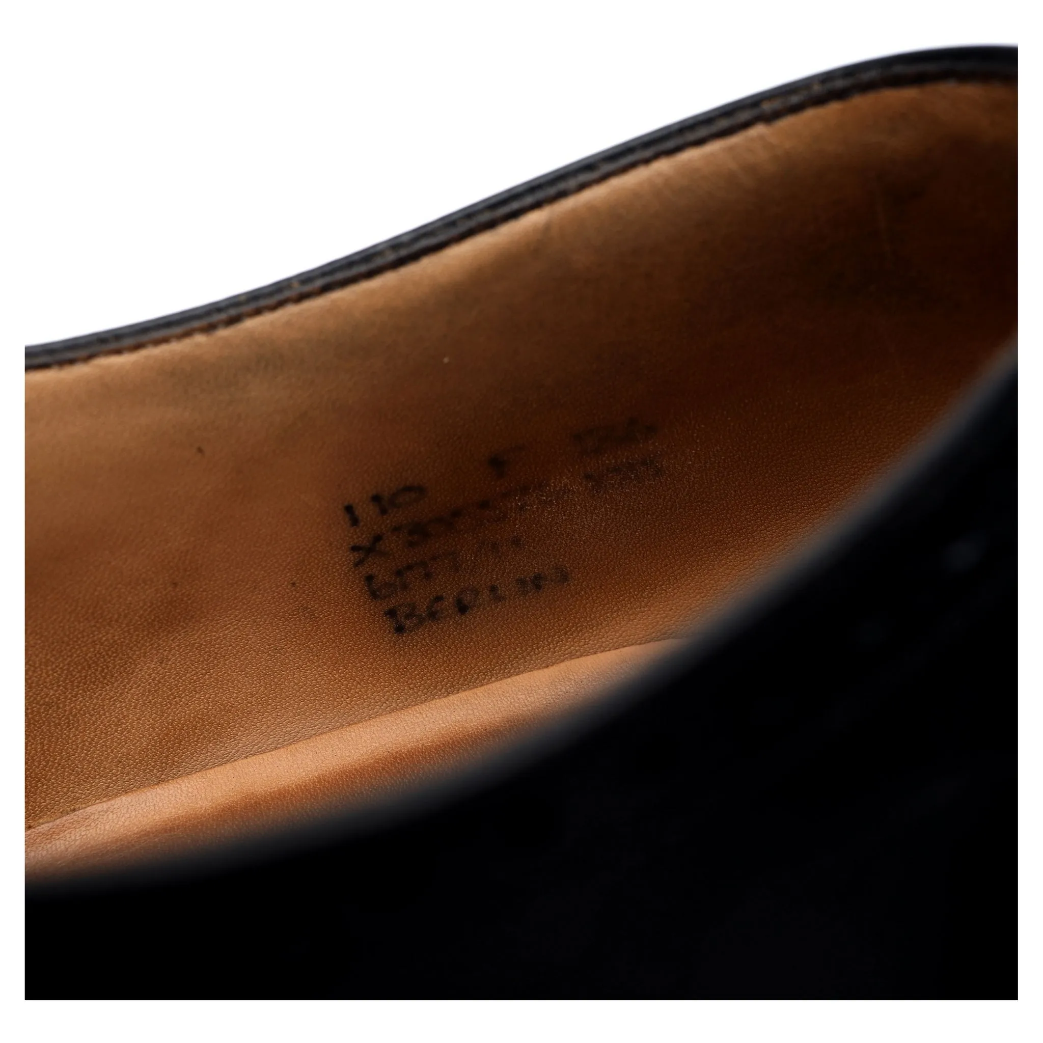 'Berlin' Black Leather Oxford Brogue UK 11 F
