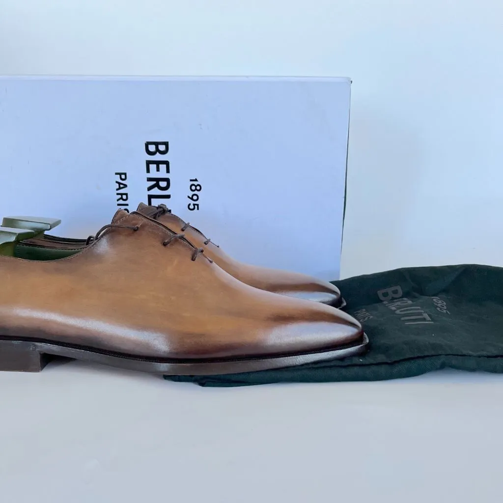 Berluti Wholecut Patina Alessandro Demesure Oxford Shoes, UK10.5
