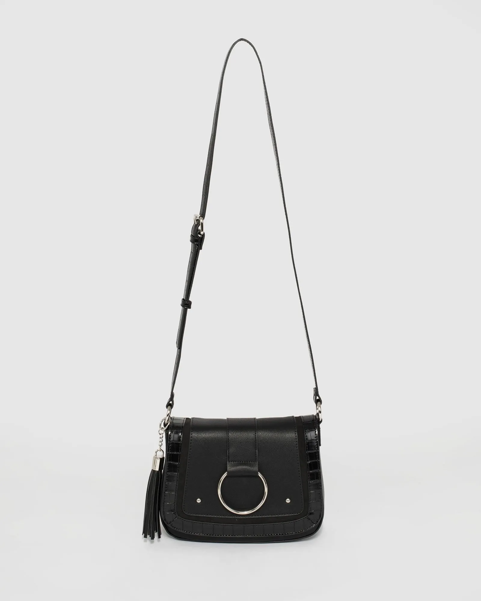 Black Avalon Crossbody Bag