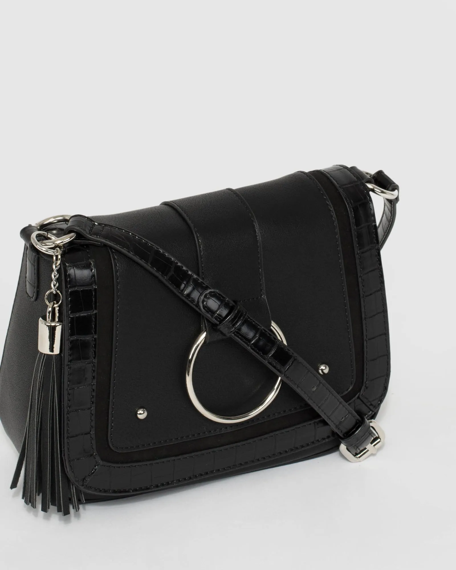 Black Avalon Crossbody Bag