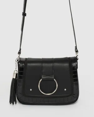 Black Avalon Crossbody Bag