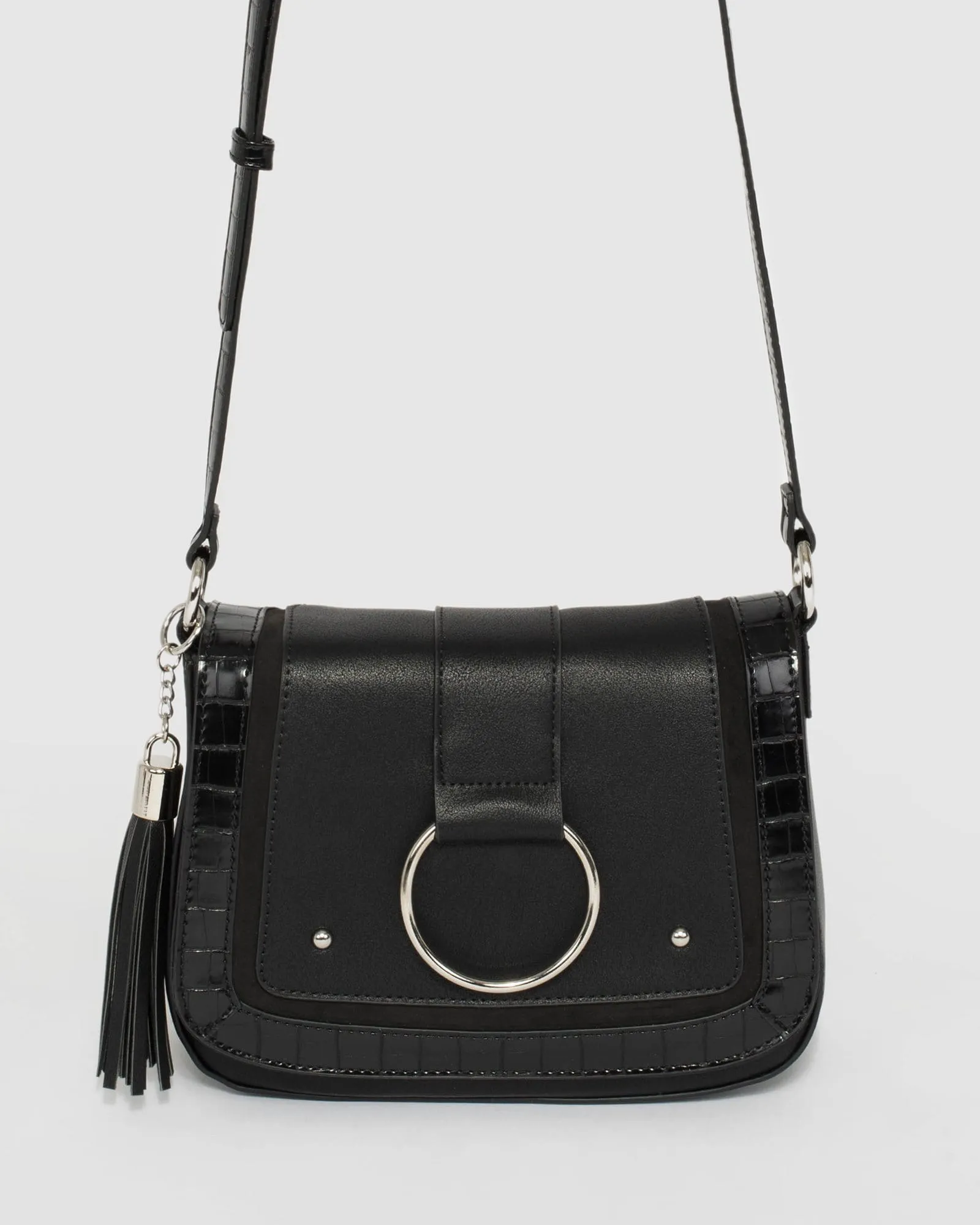 Black Avalon Crossbody Bag