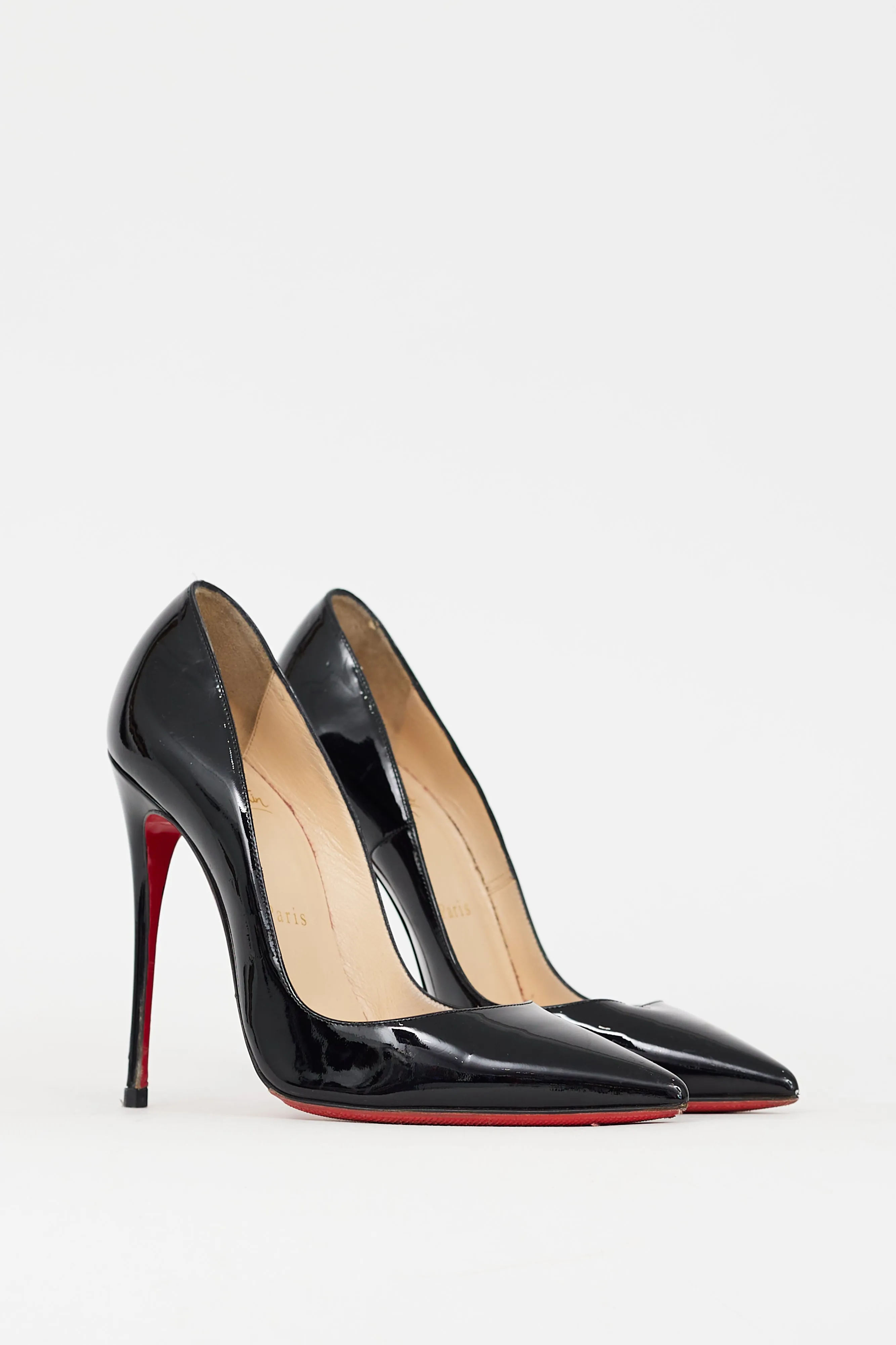 Black Patent Leather Kate 120 Pump