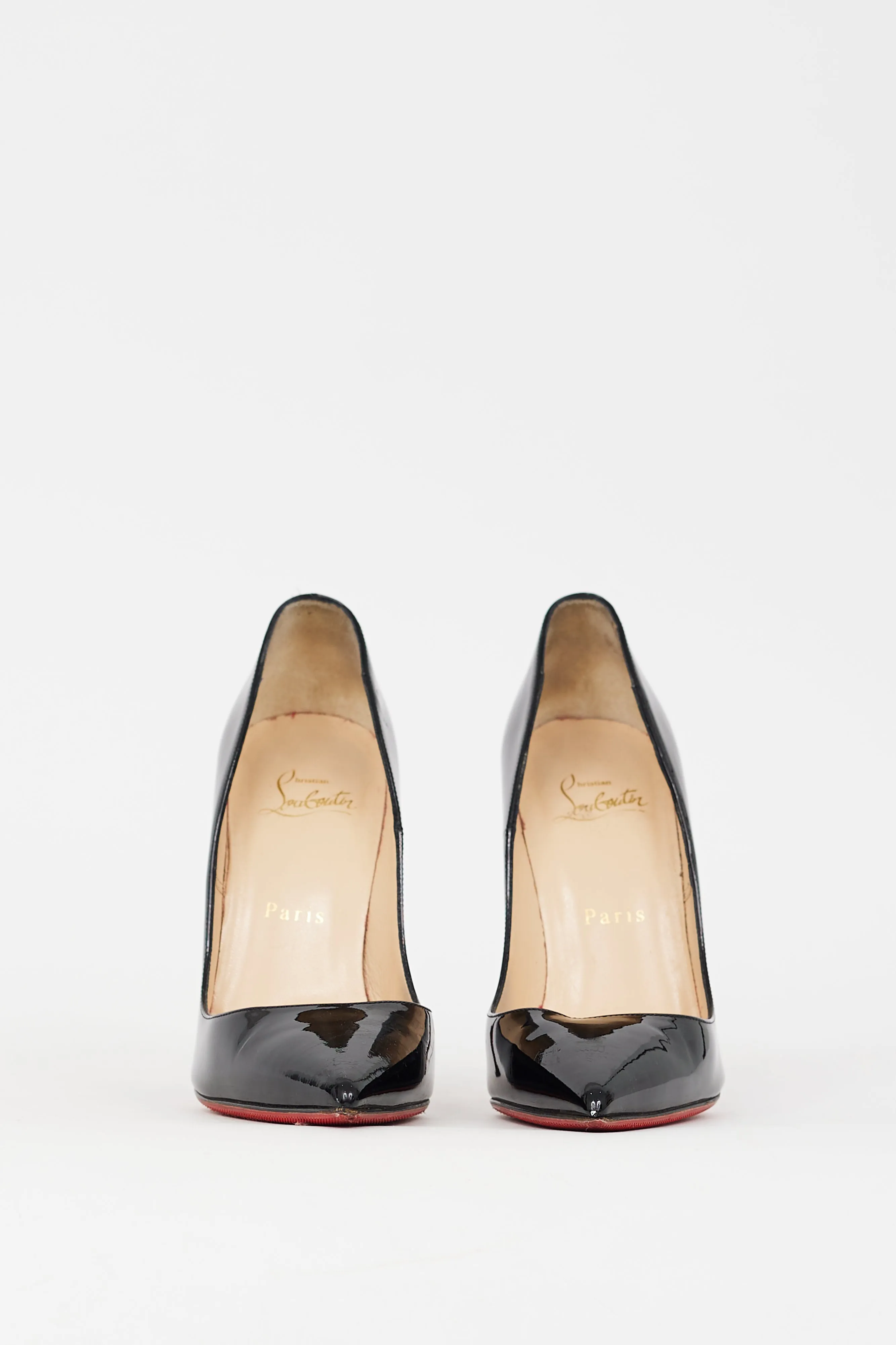 Black Patent Leather Kate 120 Pump