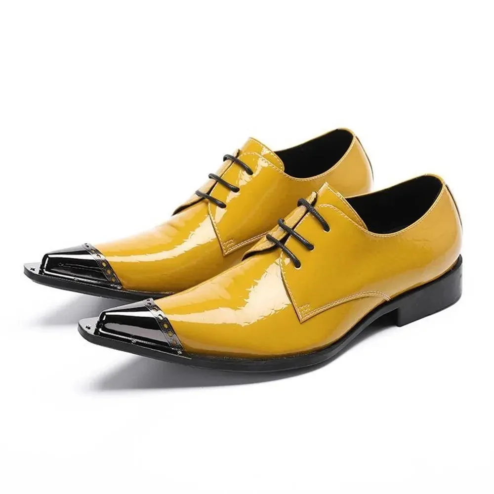 Black Point Toe Men's Brogues Shoes