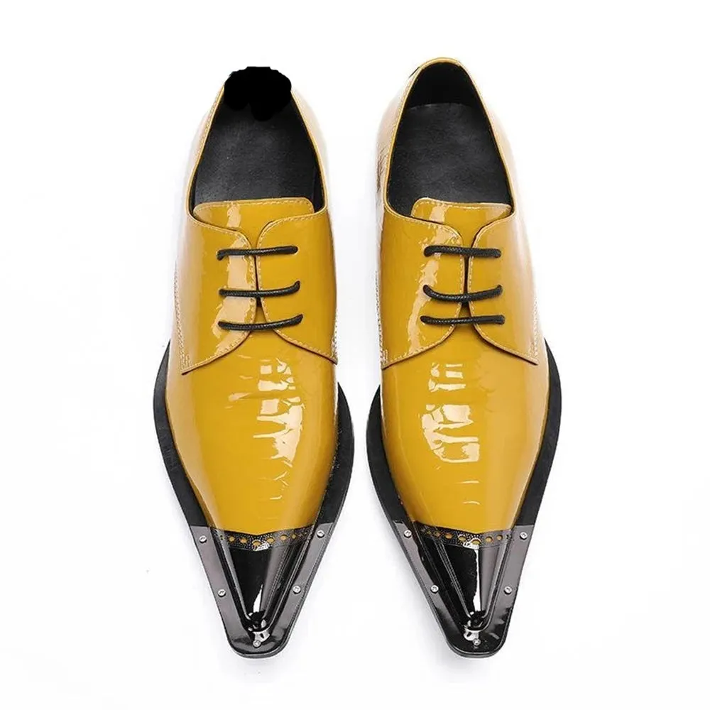 Black Point Toe Men's Brogues Shoes