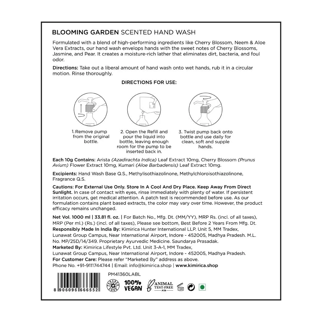 Blooming Garden Hand Wash Refill