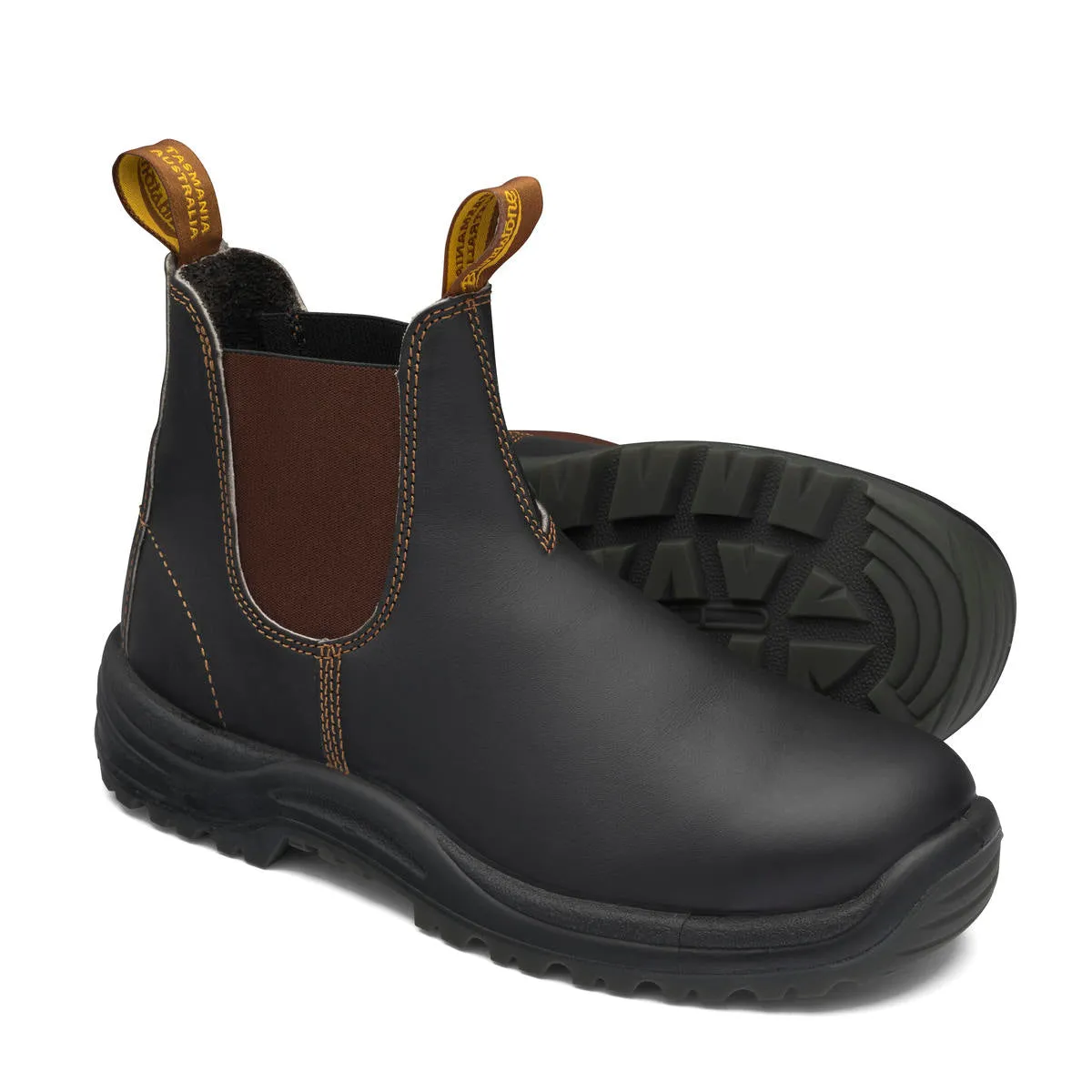 Blundstone Unisex Elastic Sided Series Non-Safety Boot (Chestnut Brown) 200