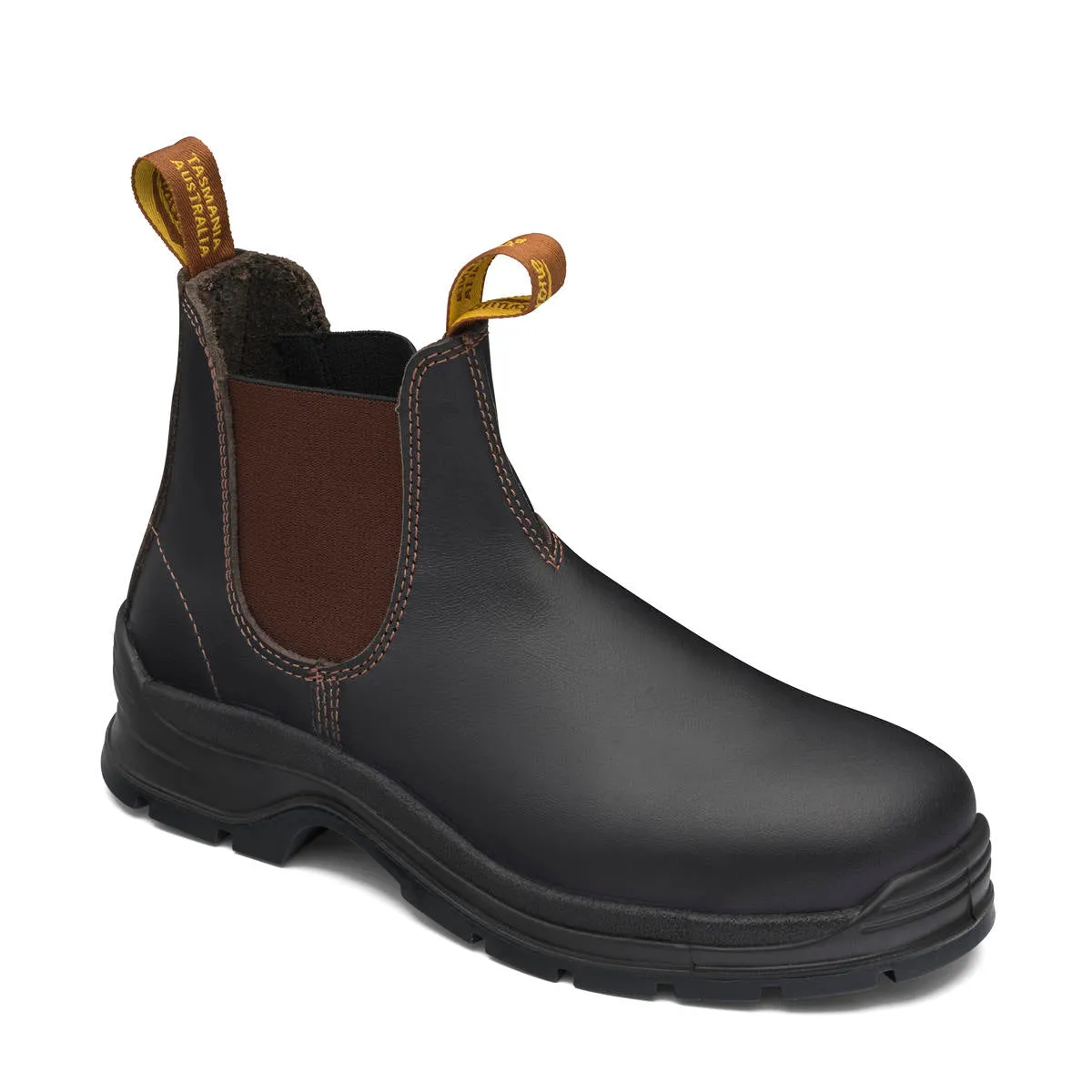 Blundstone Unisex Elastic Sided Series Safety Boot (Brown) 311