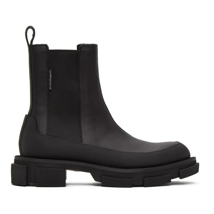 both Black Gao Chelsea Boots