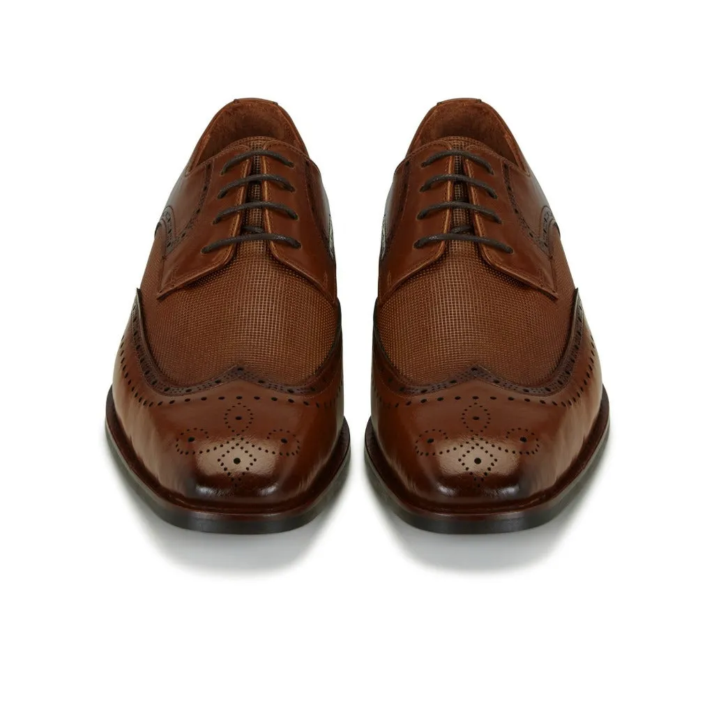 Boys Benetti George Tan Communion Shoe