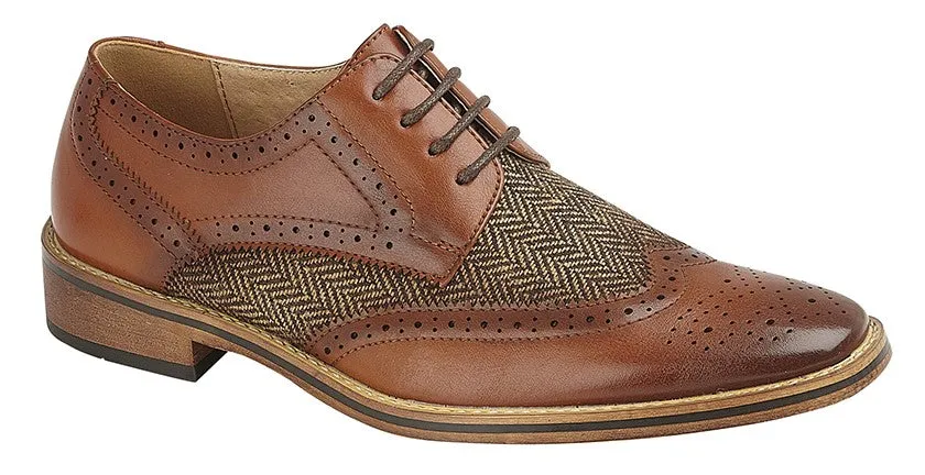 Boys  Brogue Oxford Leather Shoe