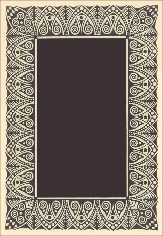 BR-121 Patterned Frame - Vintage Image