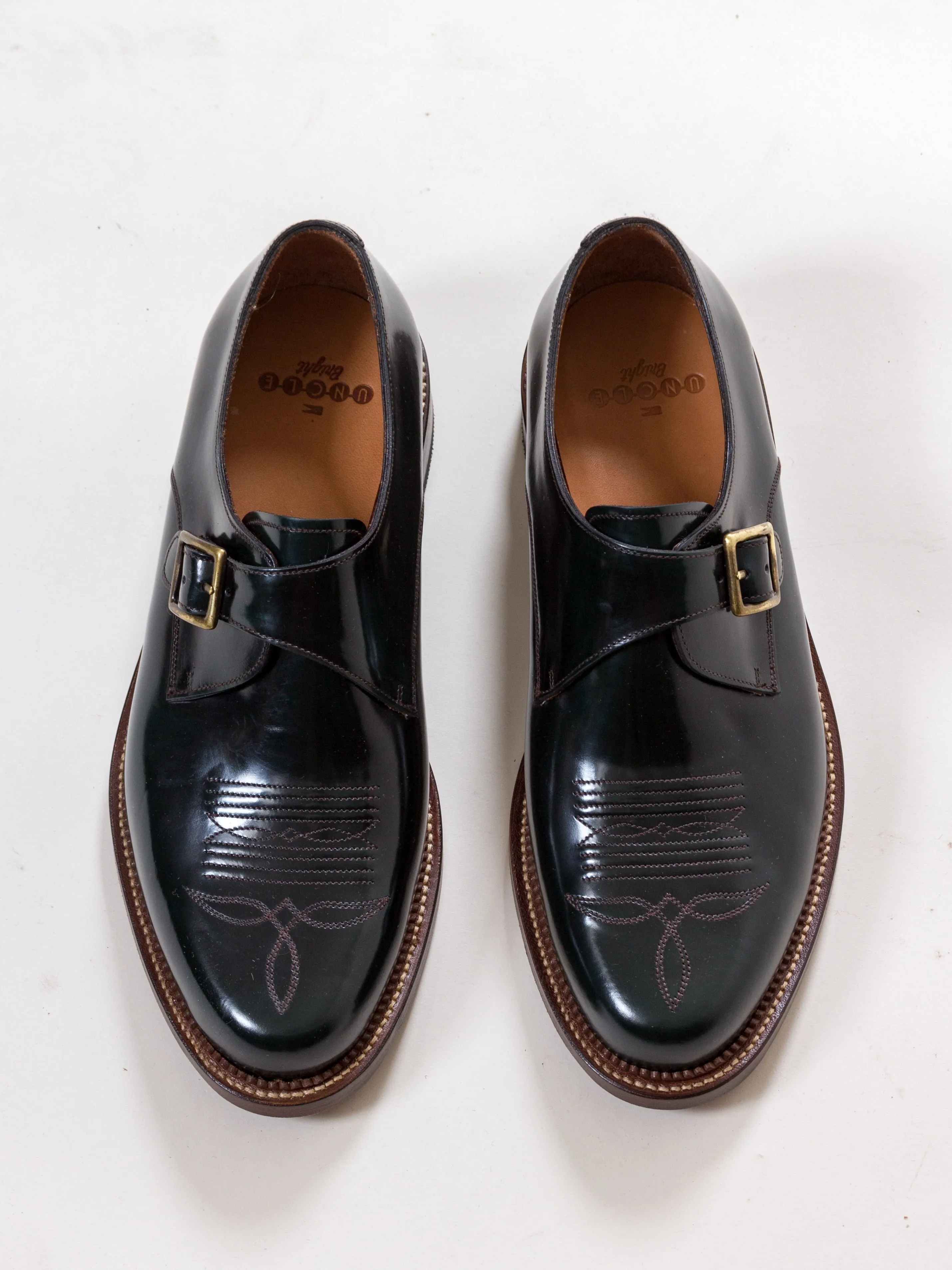 Bright Shoemakers, Western Monk, Bottle Green High Shine
