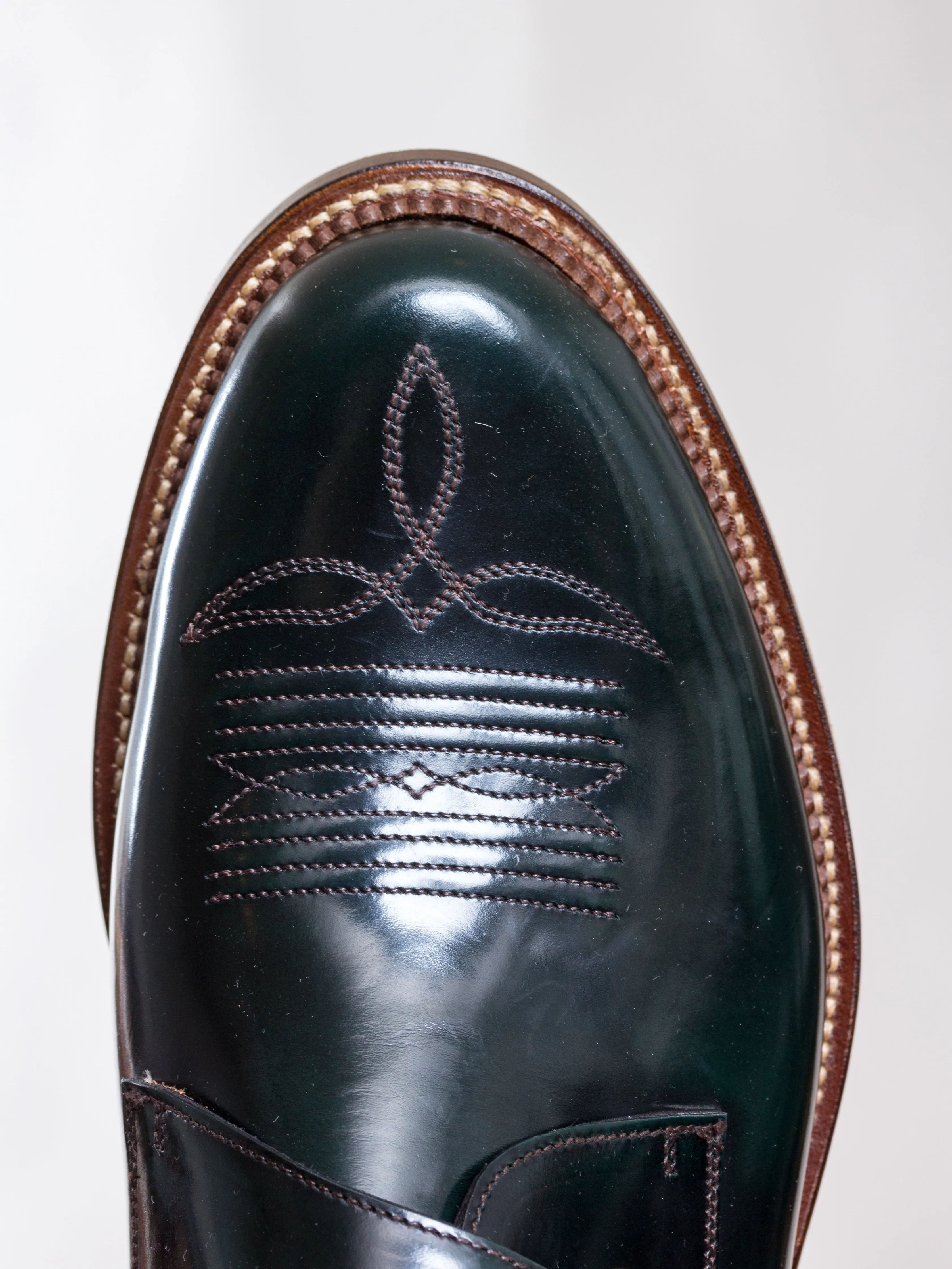 Bright Shoemakers, Western Monk, Bottle Green High Shine