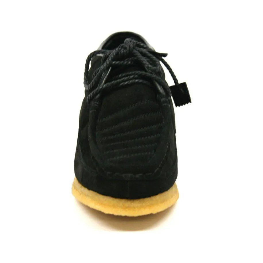 British Walkers Castle Men's Leather and Suede Three Quarter Lace Up Shoes