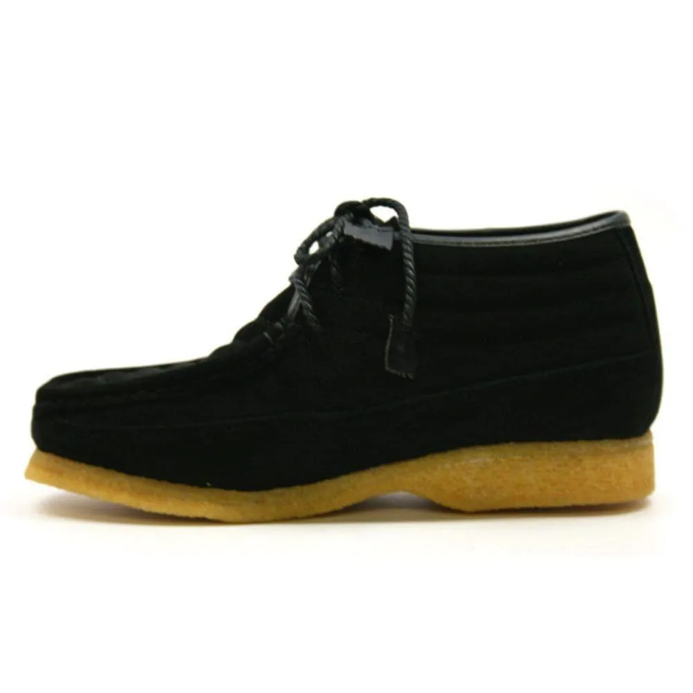 British Walkers Castle Men's Leather and Suede Three Quarter Lace Up Shoes