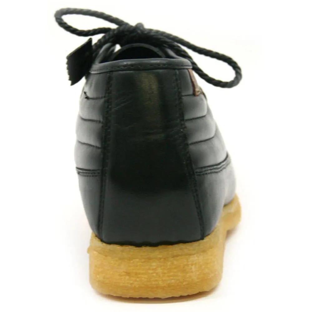 British Walkers Castle Men's Leather and Suede Three Quarter Lace Up Shoes