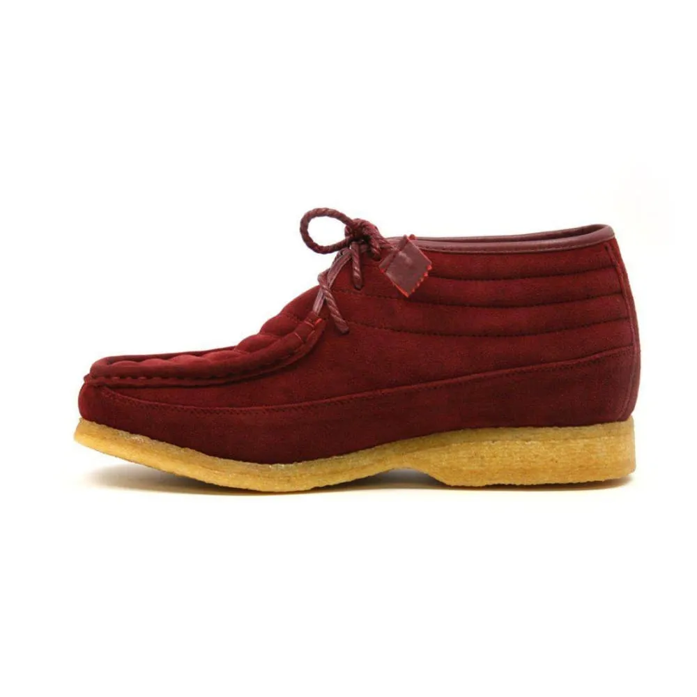 British Walkers Castle Men's Leather and Suede Three Quarter Lace Up Shoes