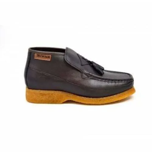 British Walkers Classic Men's Brown Leather Slip On