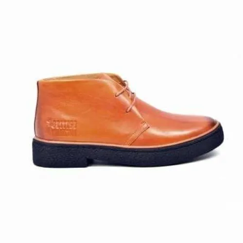 British Walkers Playboy Men's Cognac Tan Leather