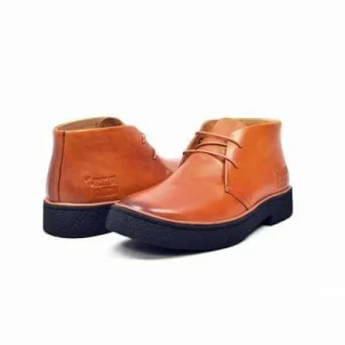 British Walkers Playboy Men's Cognac Tan Leather