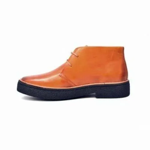 British Walkers Playboy Men's Cognac Tan Leather