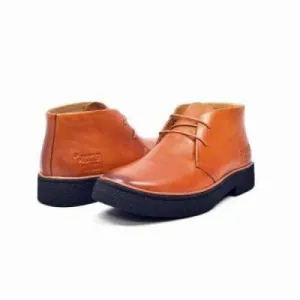 British Walkers Playboy Men's Cognac Tan Leather