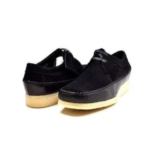 British Walkers Somerset Weaver Low Top Style Men's Black Suede Crepe Sole