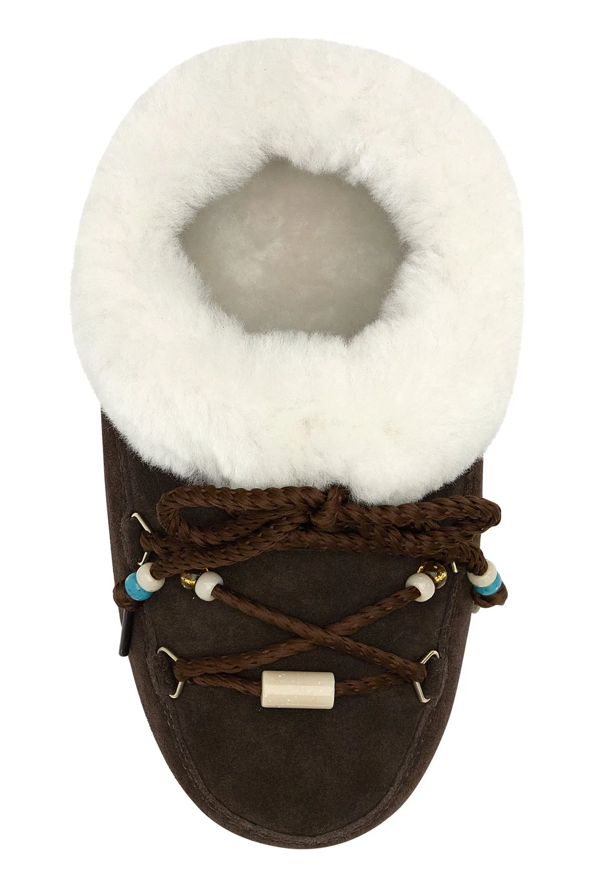 Brown suede EVX slip ons