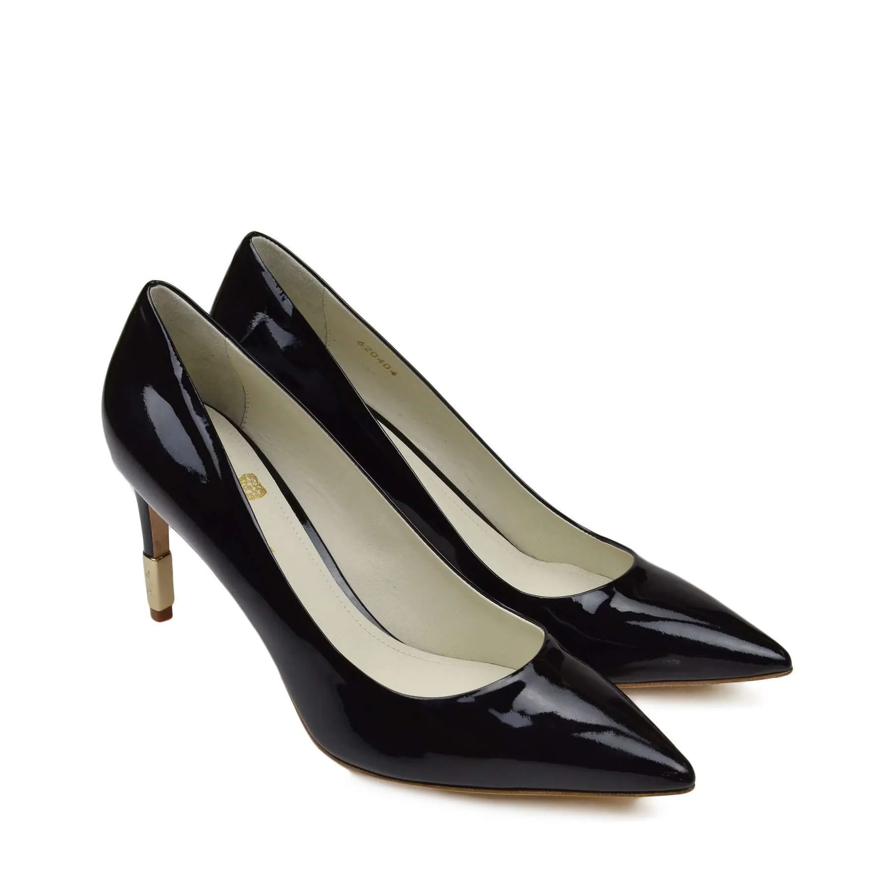 Bruno Magli Luxury Italian Handcrafted Elsa Women's Black Patent Leather Pumps (BMWS1109)