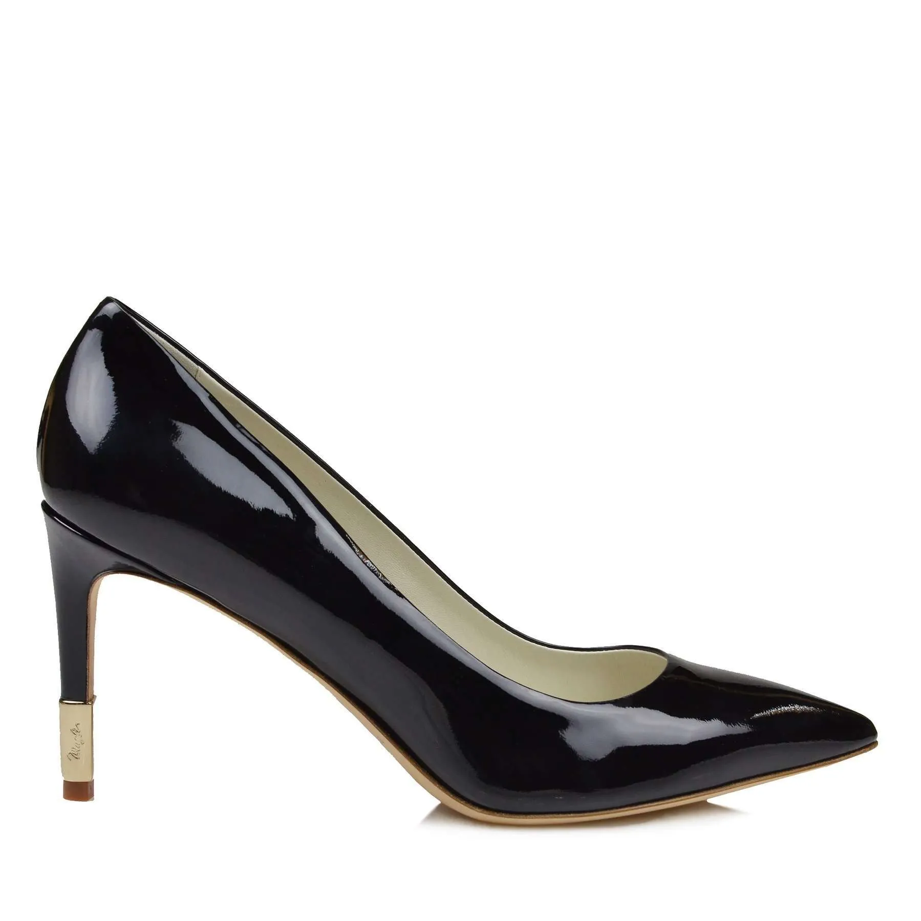 Bruno Magli Luxury Italian Handcrafted Elsa Women's Black Patent Leather Pumps (BMWS1109)
