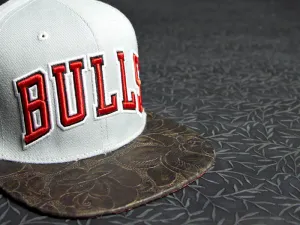 Bulls Snakeskin Rose Strapback
