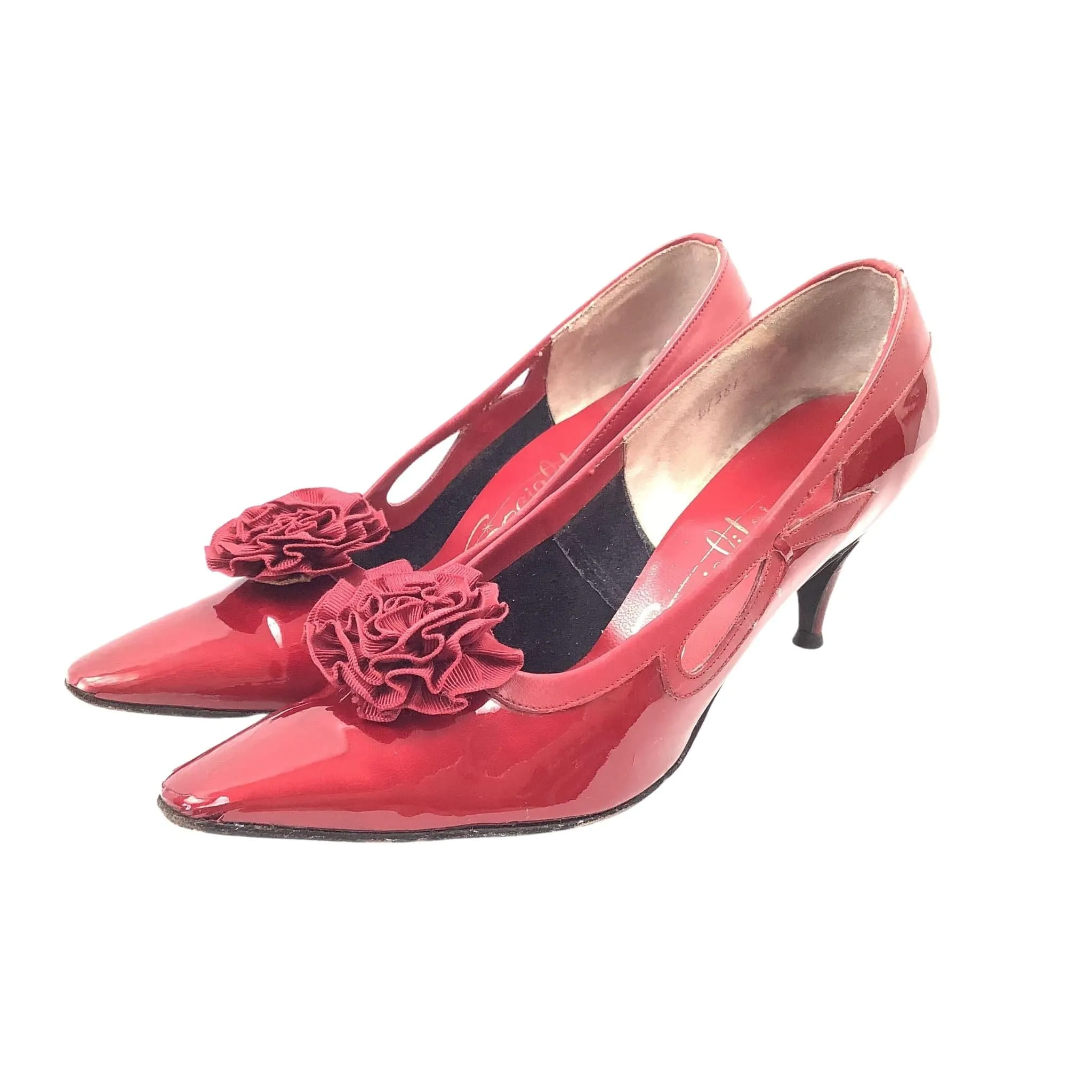 Burgundy Pinup Heels
